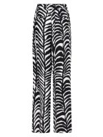 Tramontana Wide-Leg Trousers Palm Eclipse 009998 Print blacks