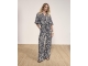 Tramontana Wide-Leg Trousers Palm Eclipse 009998 Print blacks
