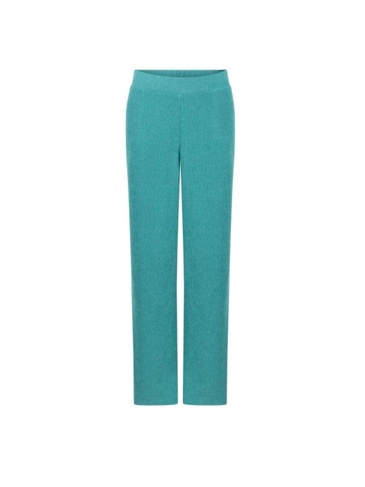 Tramontana Crinkled Wide-Leg Trousers 005835 Deep aqua blue