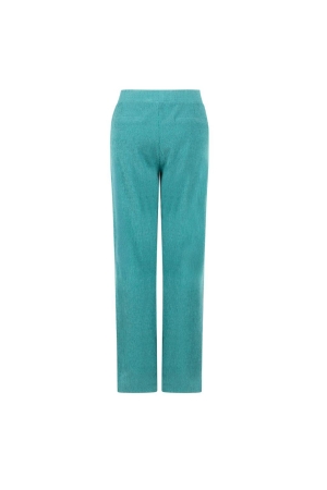 Tramontana Crinkled Wide-Leg Trousers 005835 Deep aqua blue