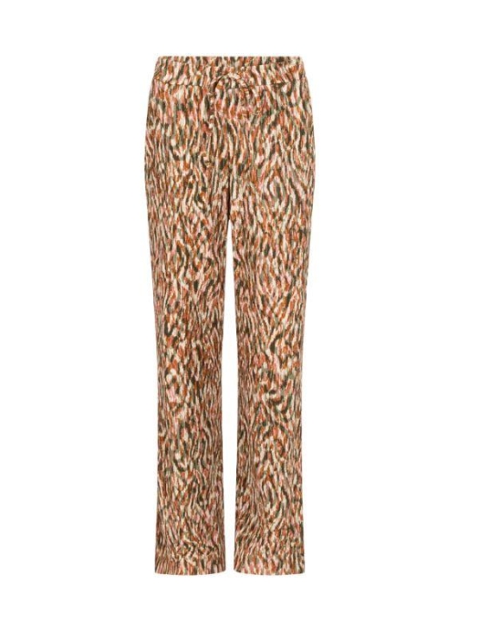 Tramontana Wide-Leg Trousers Animal Brush 100001 Print aloe