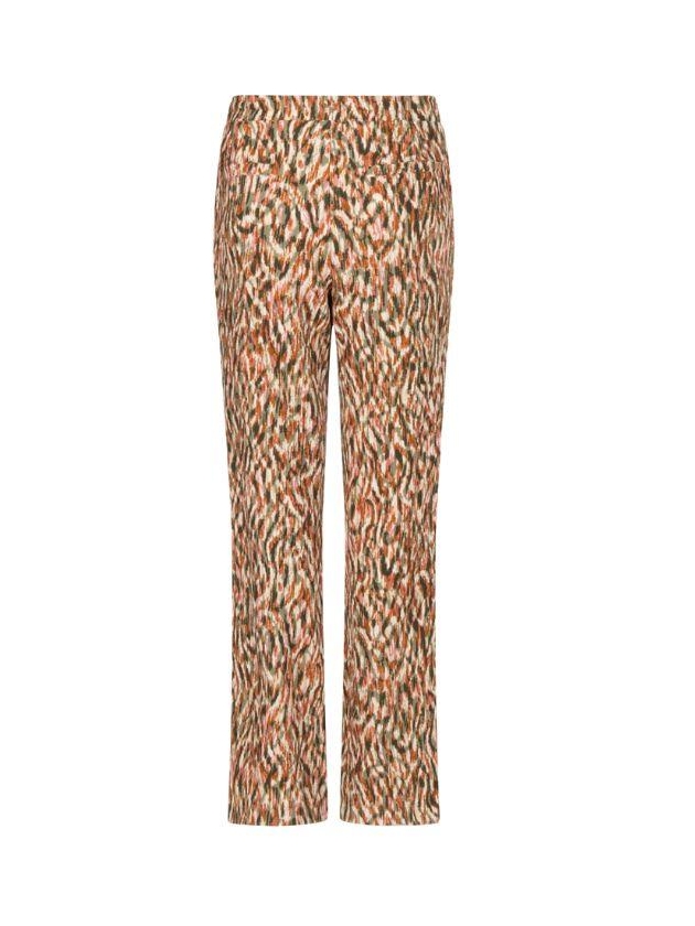 Tramontana Wide-Leg Trousers Animal Brush 100001 Print aloe