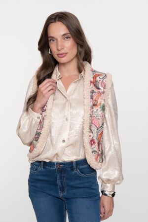 Geisha gilet 715 Beige