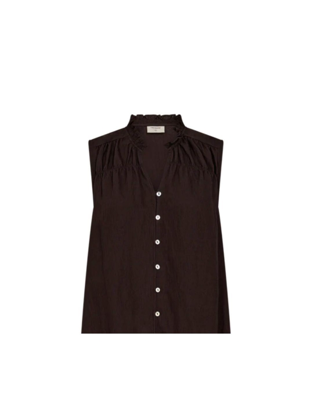 Freequent FQESALLY-BLOUSE Coffee Bean