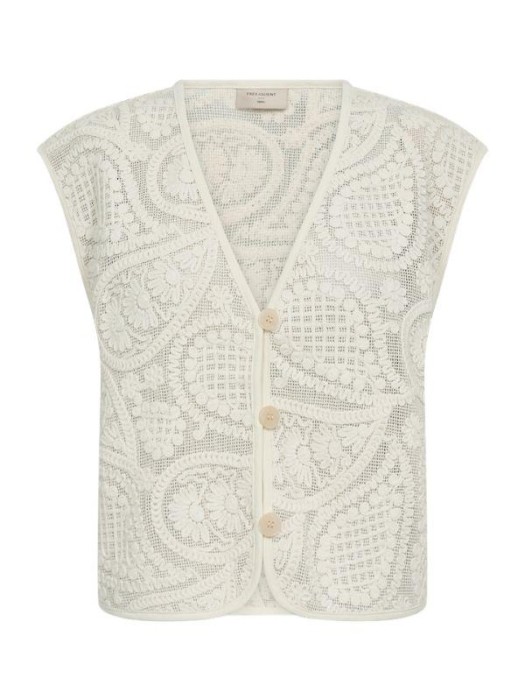 Freequent FQCROSSY-WAISTCOAT Moonbeam
