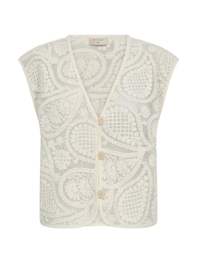 Freequent FQCROSSY-WAISTCOAT Moonbeam