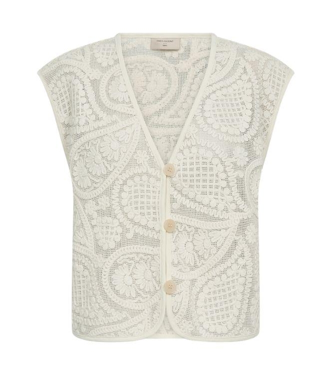 Freequent FQCROSSY-WAISTCOAT Moonbeam