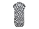 Freequent FQFLOI-DRESS Brilliant White w. Black