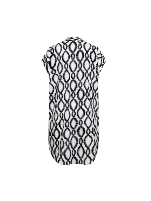 Freequent FQFLOI-DRESS Brilliant White w. Black