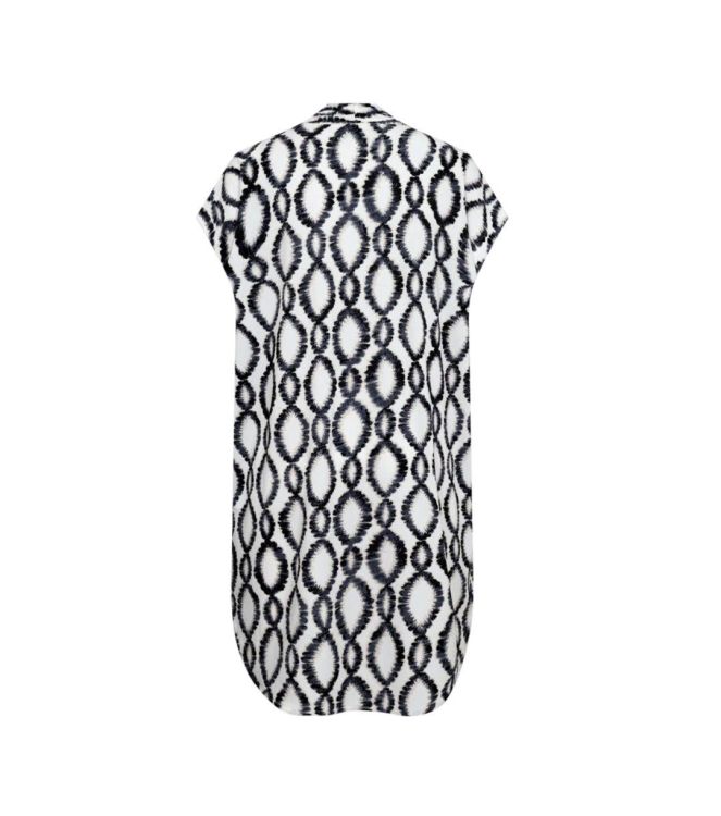 Freequent FQFLOI-DRESS Brilliant White w. Black