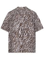 Freequent FQMELE-SHIRT Brilliant White w. Coffee Bean