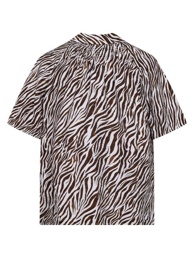 Freequent FQMELE-SHIRT Brilliant White w. Coffee Bean