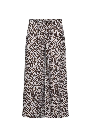 Freequent FQMELE-PANTS Brilliant White w. Coffee Bean