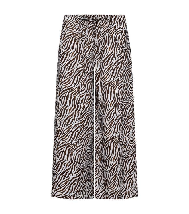 Freequent FQMELE-PANTS Brilliant White w. Coffee Bean