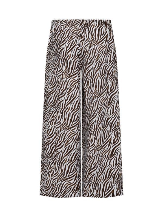 Freequent FQMELE-PANTS Brilliant White w. Coffee Bean