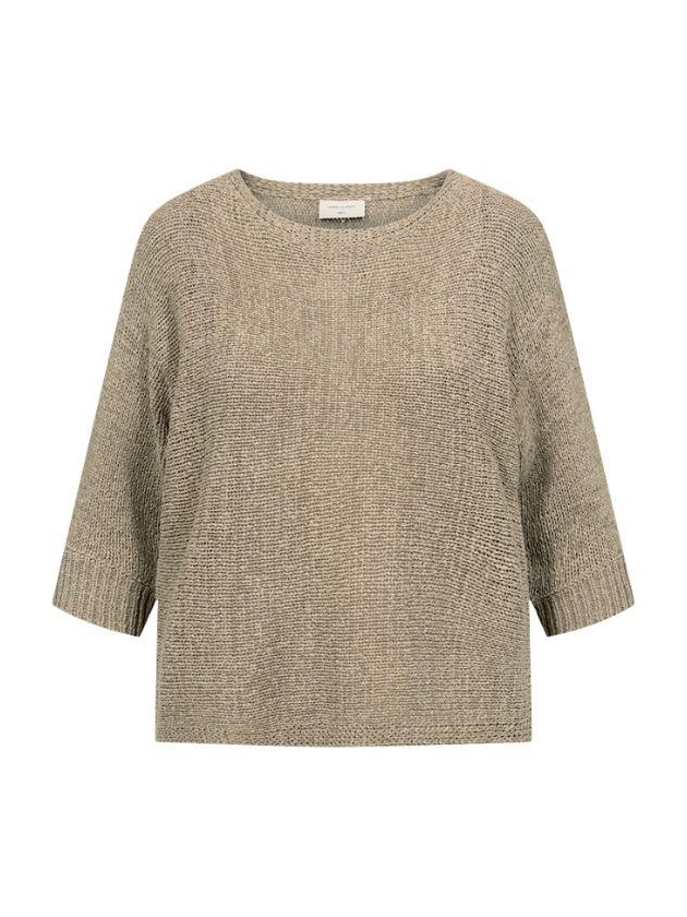 Freequent FQTAPPER-PULLOVER Silver Mink