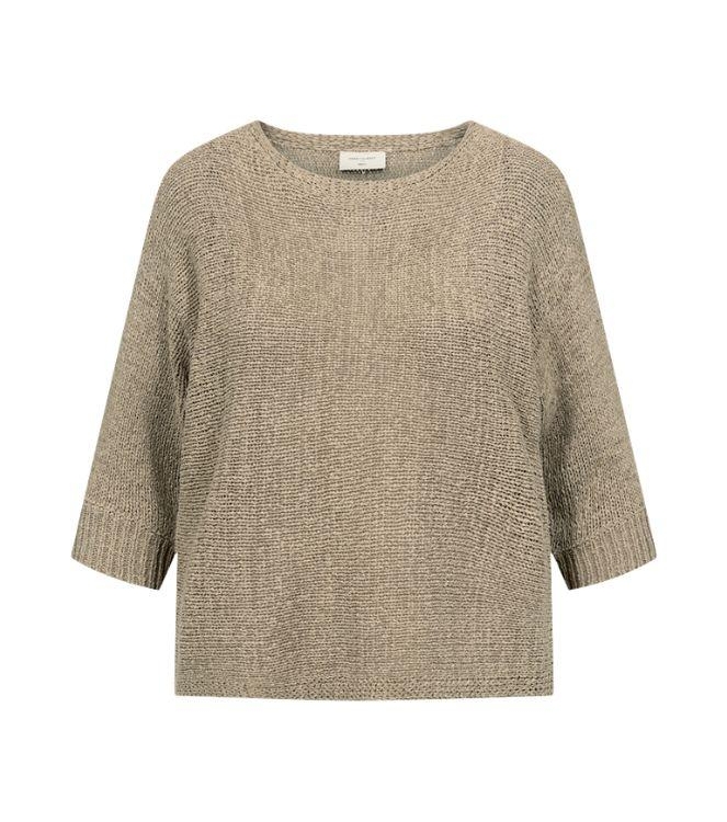 Freequent FQTAPPER-PULLOVER Silver Mink