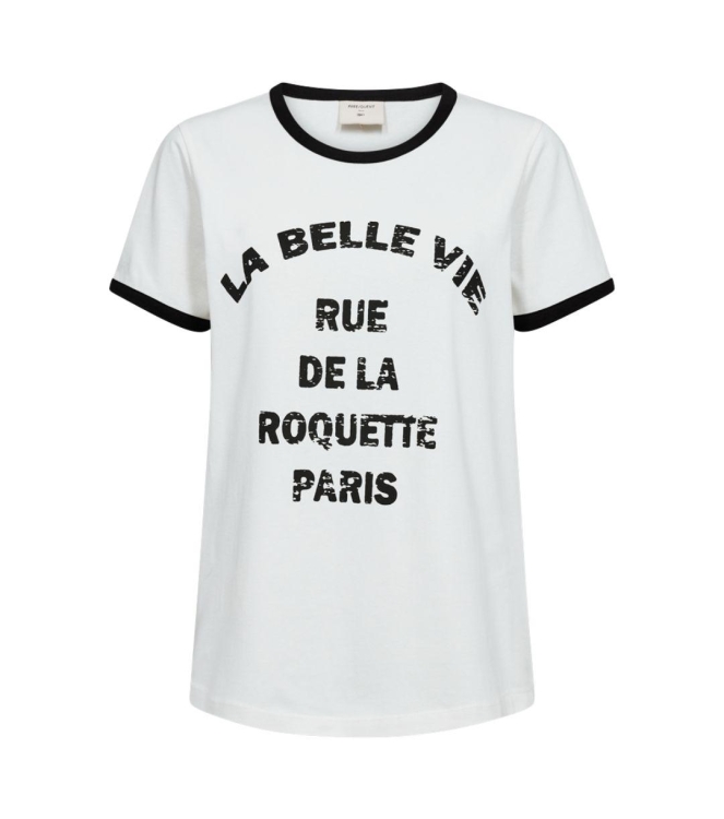 Freequent FQFENJAL-TEE Star Off-white w. Black