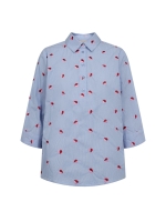 Freequent FQROSAN-SHIRT Blue Bell w. Sweet Lilac