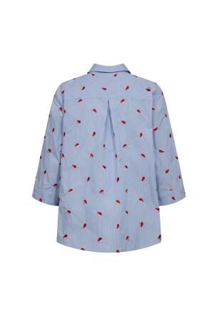 Freequent FQROSAN-SHIRT Blue Bell w. Sweet Lilac