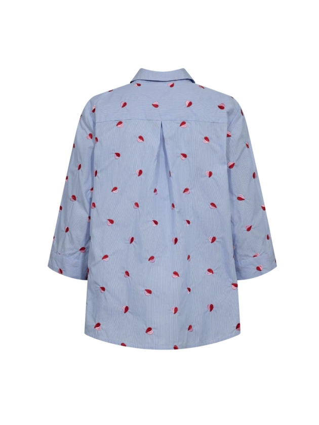 Freequent FQROSAN-SHIRT Blue Bell w. Sweet Lilac