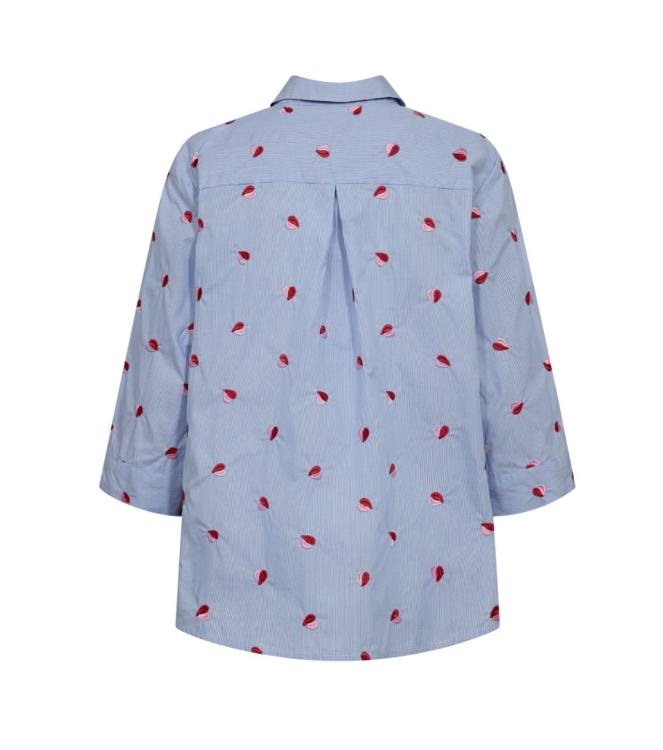 Freequent FQROSAN-SHIRT Blue Bell w. Sweet Lilac