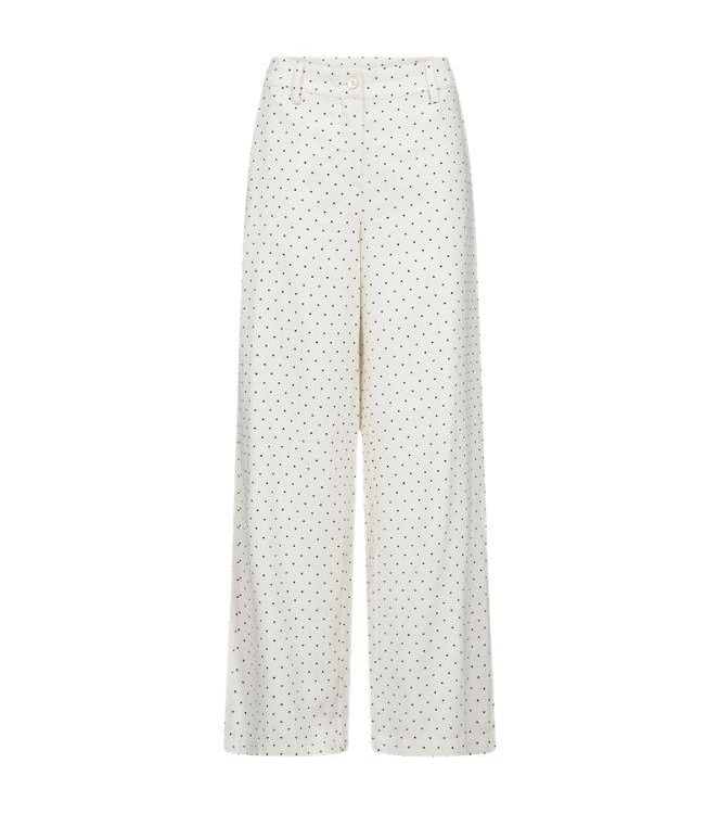 Freequent FQANYA-PANTS Star Off-white w. Black