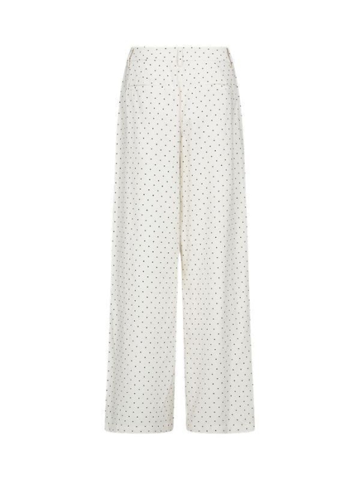 Freequent FQANYA-PANTS Star Off-white w. Black