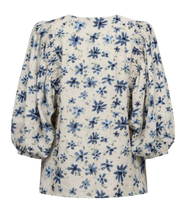 Freequent FQJOVI-BLOUSE Moonbeam w. Vintage Indigo