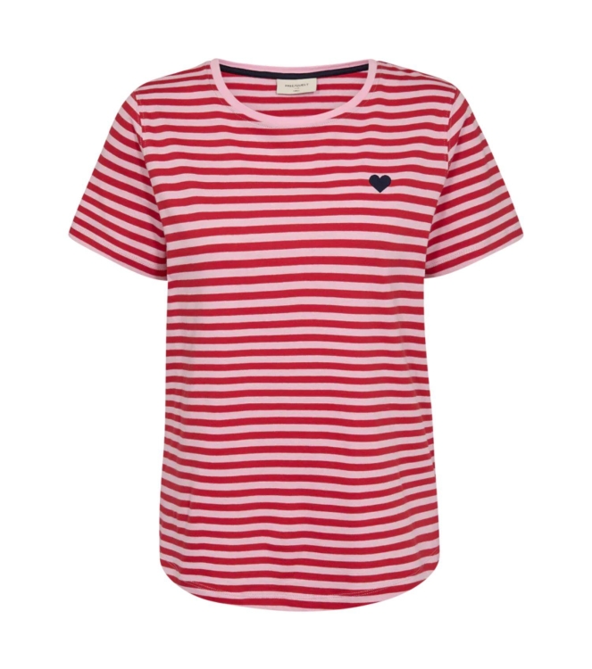 Freequent FQMIAN-TEE Sweet Lilac w. True Red