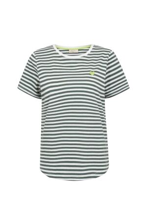 Freequent FQMIAN-TEE Star Off-white w. Dark Forest