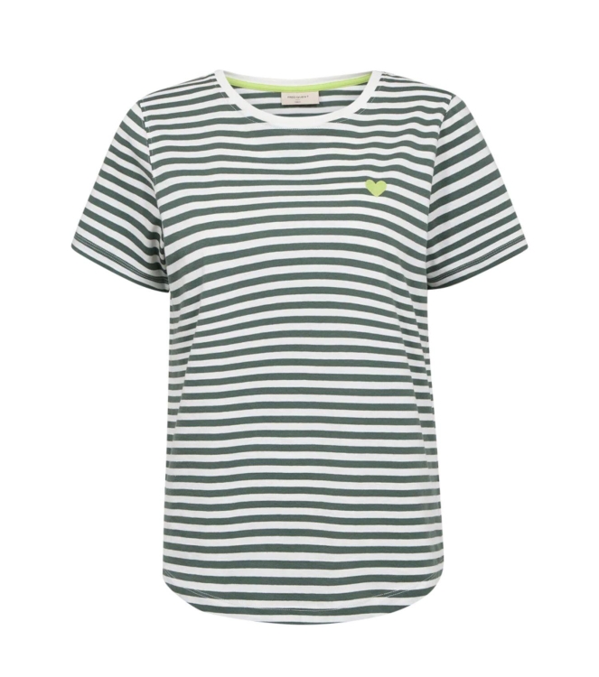 Freequent FQMIAN-TEE Star Off-white w. Dark Forest