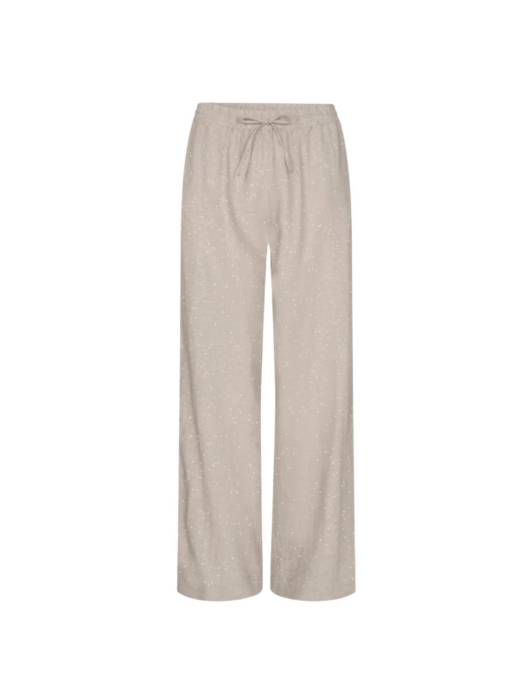Freequent FQLAVASI-PANTS Sand Melange w. Silver