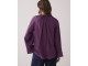 Summum Woman Top ruffles Cotton viscose. 324 Wineberry