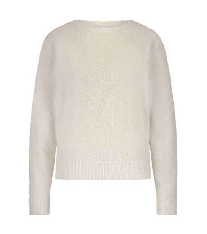Red Button De Fluffy Sweater is een hele zacht 337 Cream