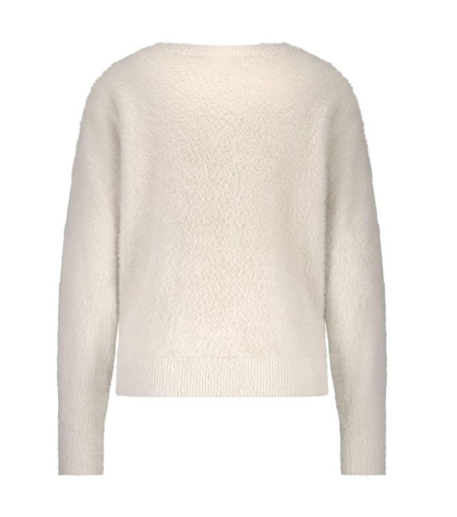Red Button De Fluffy Sweater is een hele zacht 337 Cream