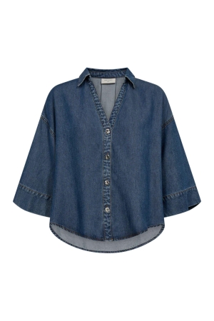 Freequent FQMILO-SHIRT Medium Blue Denim
