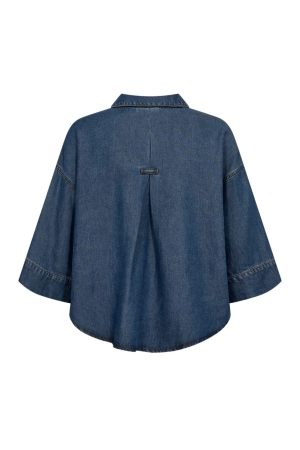 Freequent FQMILO-SHIRT Medium Blue Denim