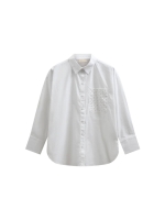 Freequent Poplin pocket deco Bright white
