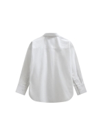 Freequent Poplin pocket deco Bright white