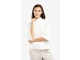 Yaya Trui met geribde driekwart mou 10022 Snowfall white mel