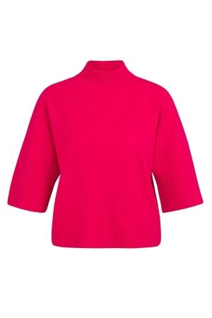 Yaya Trui met geribde driekwart mou 818522 Rose red mel