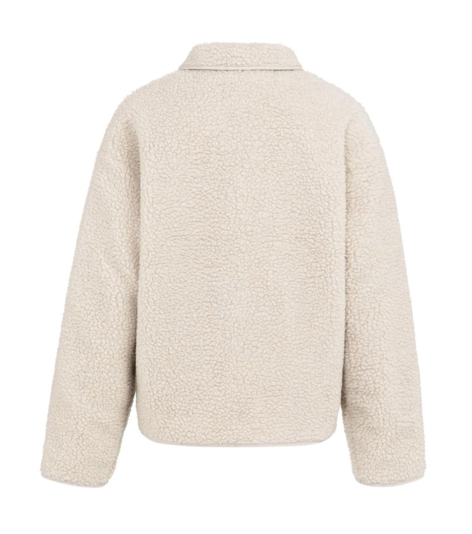 Yaya Teddy jack met nylon borstzak 990402 Heather grey mel