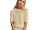 Yaya Grofgebreide trui 309151 Reed yellow des