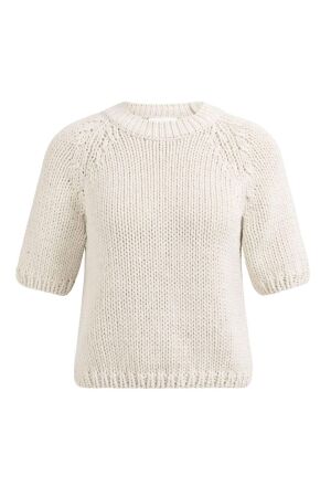 Yaya Grofgebreide trui 99044 Kit beige