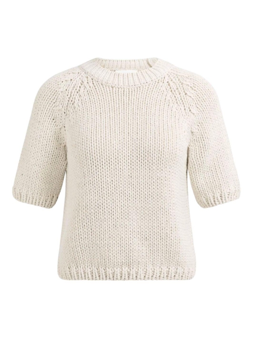 Yaya Grofgebreide trui 99044 Kit beige