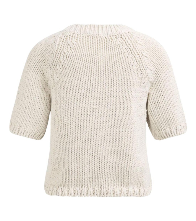 Yaya Grofgebreide trui 99044 Kit beige