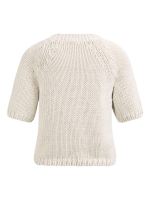 Yaya Grofgebreide trui 99044 Kit beige