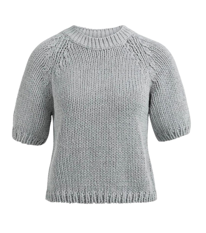 Yaya Grofgebreide trui 99047 Iron grey