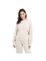 Yaya Boucle trui met ribdetails 99044 Kit beige